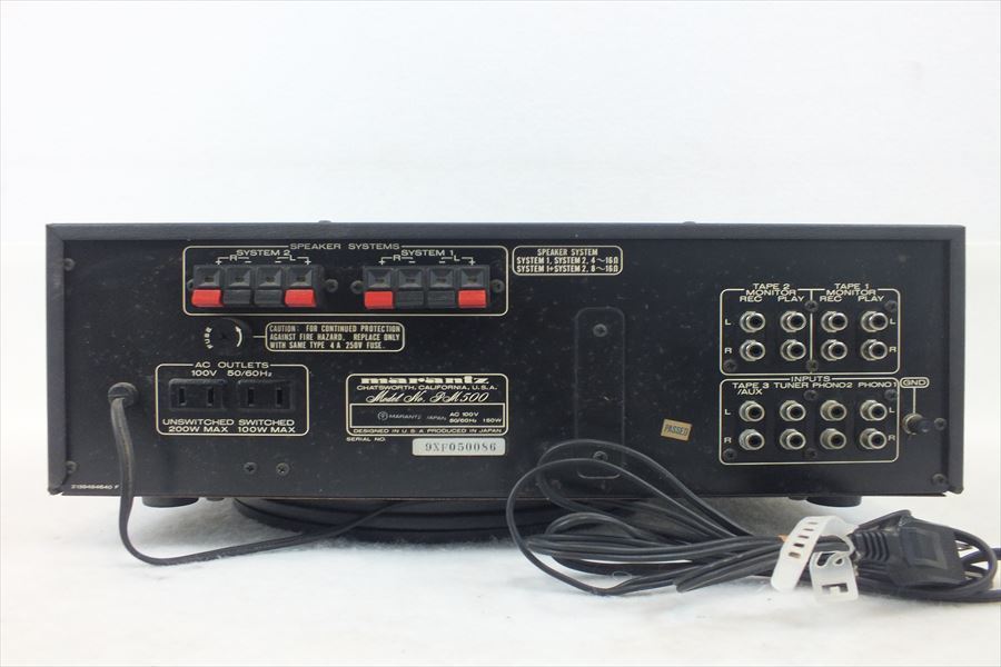 ☆ marantz マランツ PM500 アンプ 現状品 220407J6058 ☆ marantz マランツ PM500 アンプ 現状品 220407J6058