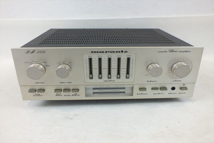 ☆ marantz マランツ PM500 アンプ 現状品 220407J6058 ☆ marantz マランツ PM500 アンプ 現状品 220407J6058