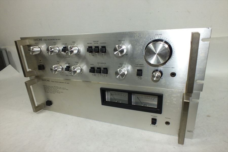 ☆ ○DIATONE ダイヤトーン DA-A600 DA-P600 アンプ 現状品