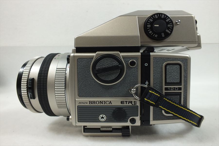 ★ ZENZA BRONICA ゼンザブロニカ ETR Si 40周年記念 中判カメラ 2.8 75mm 取扱説明書有り ハードケース付き 中古 現状品 220401E4439_画像4