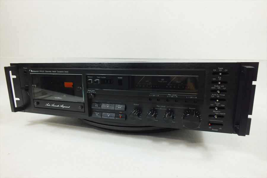 ☆ Nakamichi ナカミチ 670ZX カセットデッキ 現状品 220401Y6387