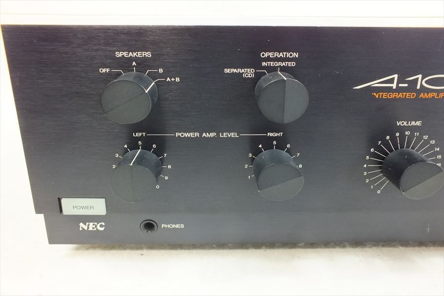 上質風合い NEC A-10Ⅱ イングレーテットアンプ - htii.edu.kz