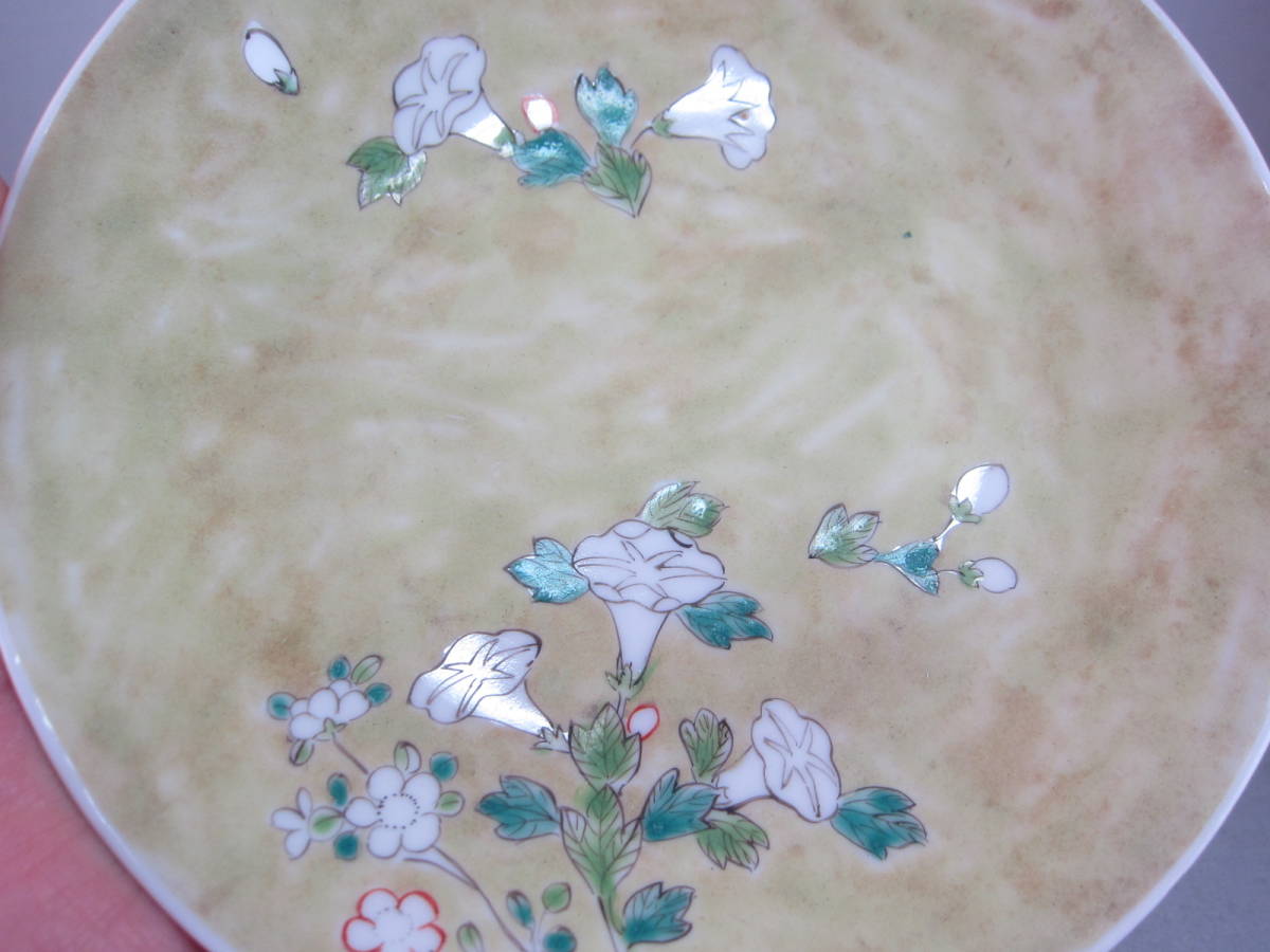 中国美術 乾隆年製銘色絵花卉紋皿 無傷 清朝期古陶磁 唐物 大清 中国美術 乾隆年製銘色絵花卉紋皿 無傷 清朝期古陶磁 唐物 大清