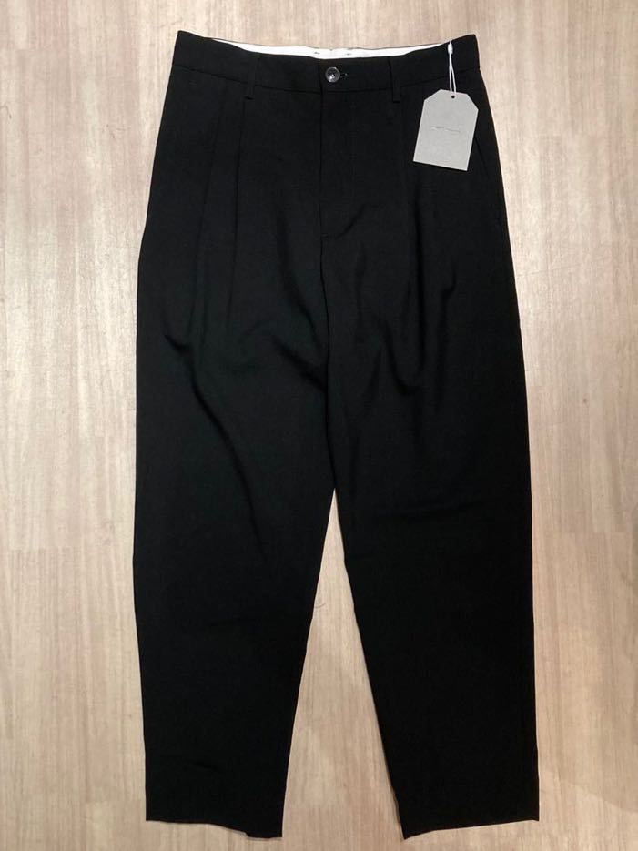 universal products summer wool easy ankle pants ユニバーサルプロダクツ SIZE BLACK 