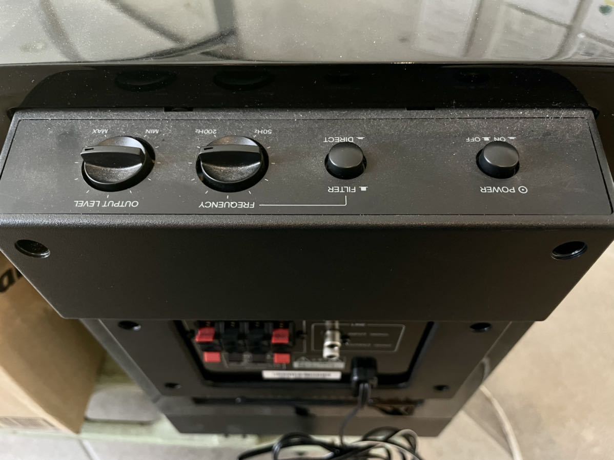 ONKYO SL-D501 アンプ内蔵 サブウーファー オンキョー 中古現状外観キレイ (代)40405-5