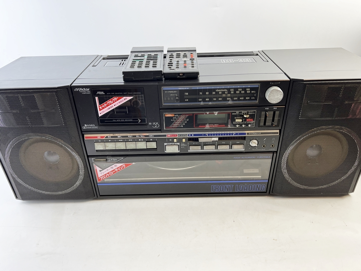 ☆Victor ☆ビクターレトロ アンティークラジカセ 昭和ラジカセ BA-DC