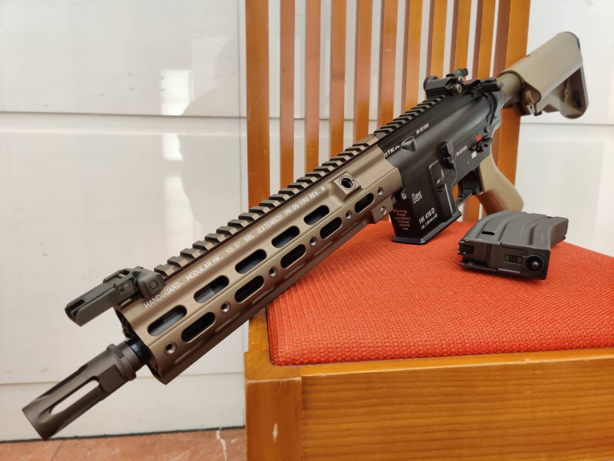 東京マルイ 次世代電動ガン HK416 デルタカスタム BK/FDE 2-tone TITAN