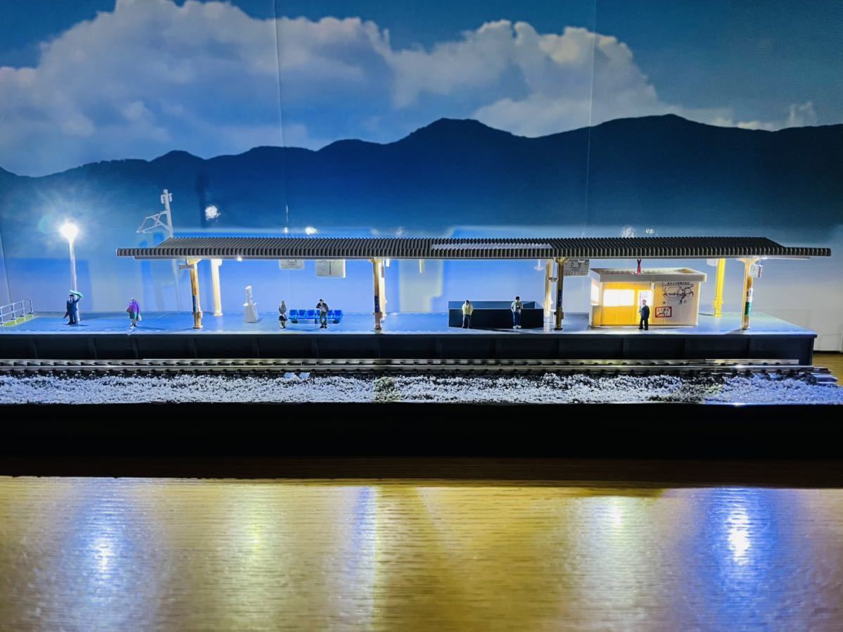 新品 鉄道模型 Nゲージ ジオラマ ホーム 車両展示台 展示ケース 新品 鉄道模型 Nゲージ ジオラマ ホーム 車両展示台 展示ケース