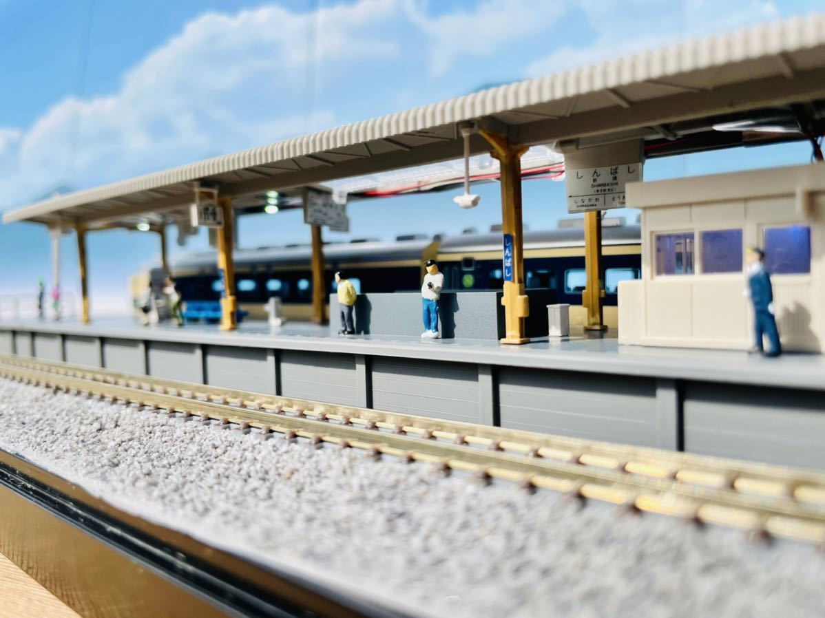 新品 鉄道模型 Nゲージ ジオラマ ホーム 車両展示台 展示ケース 新品 鉄道模型 Nゲージ ジオラマ ホーム 車両展示台 展示ケース