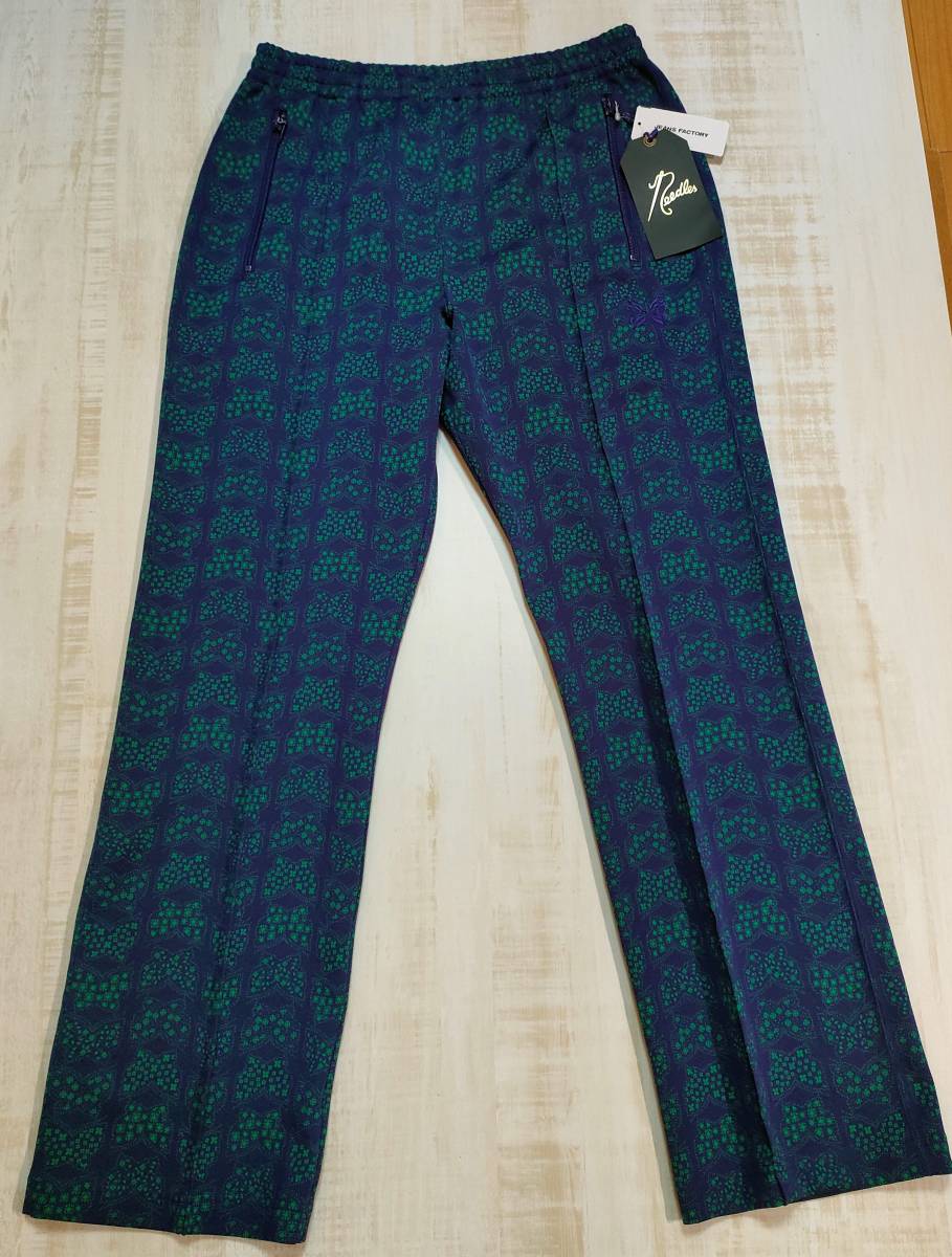 送料無料 新品 2２SS NEEDLES Track Pant Poly Jq ストレート Sサイズ