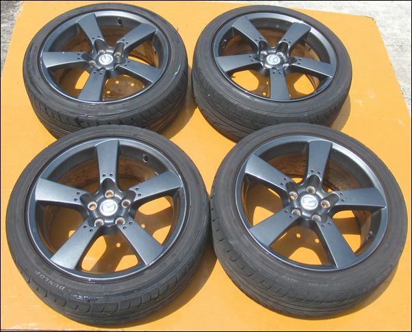 ○ マツダ RX-8 ( SE3P ) 用 純正 アルミホイール(タイヤ付き)18