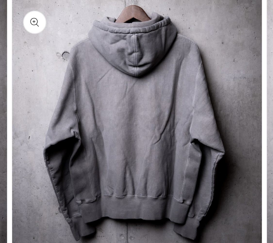 kinema】pigment dyed sweat hoodie スウェット パーカー ピグメント