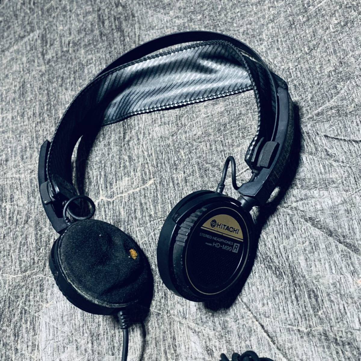 音出し確認済み hitachi stereo headphones HD-M99 ヘッドフォン 日立