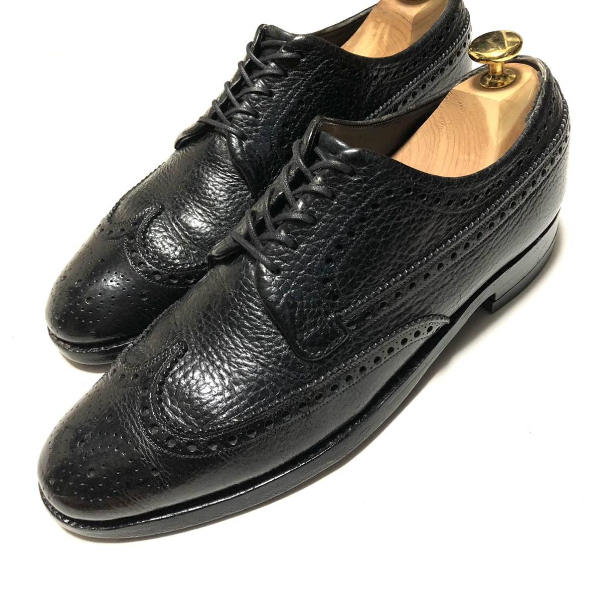 Florsheim Royal Imperial Stratford フローシャイム 初期ロイヤル ストラトフォード レザーシューズ ビンテージシューズ ウイングチップ_画像1