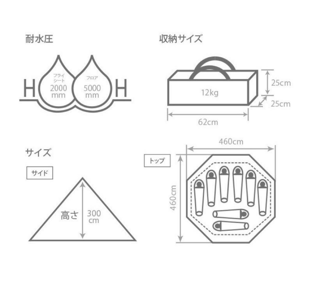 DOD  ワンポールテントL タン 新品未開封　キャンプ　アウトドア　BBQ アウトドア　キャンピングテント