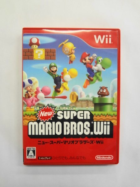 Wii21-105 任天堂 ニンテンドー Wii New スーパーマリオブラザーズ Wii 人気 シリーズ レトロ ゲーム ソフト 使用感あり