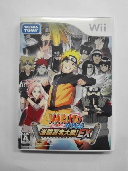 Wii21-157 任天堂 ニンテンドー Wii NARUTO ナルト 疾風伝 激闘忍者大戦! EX レトロ ゲーム ソフト