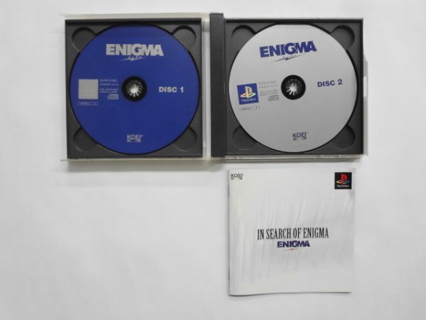 PS21-226 ソニー sony プレイステーション PS 1 プレステ エニグマ ENIGMA レトロ ゲーム ソフト ケース割れあり 使用感あり
