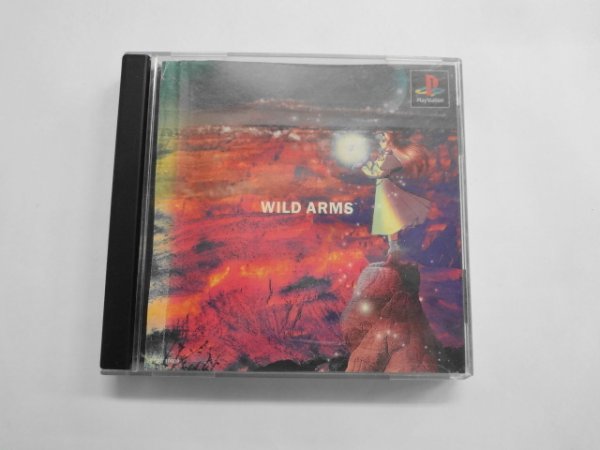PS21-329 ソニー sony プレイステーション PS 1 プレステ ワイルド アームズ WILD ARMS レトロ ゲーム ソフト 使用感あり ケース割れあり