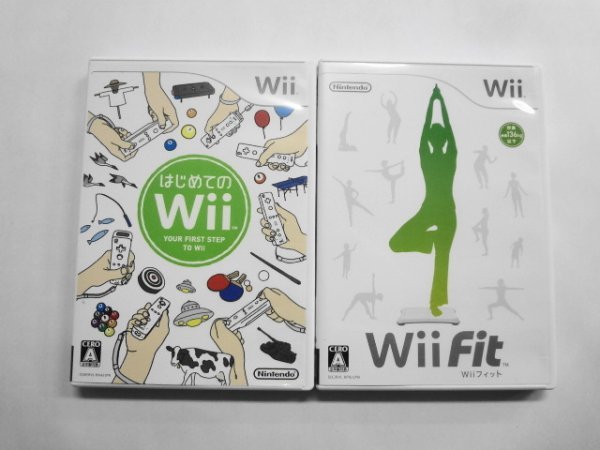 Wii21-117 任天堂 ニンテンドー Wii Wii Fit フィット はじめてのWii セット レトロ ゲーム ソフト