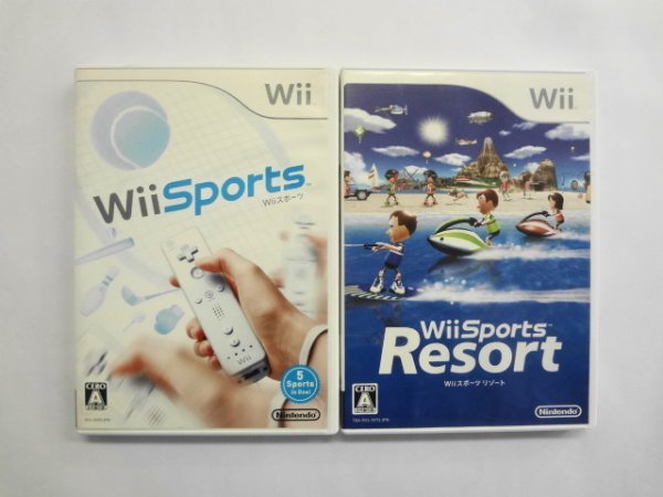 Wii21-127 任天堂 ニンテンドー Wii スポーツ リゾート ソフト単品 セット Sports レトロ ゲーム ソフト 使用感あり