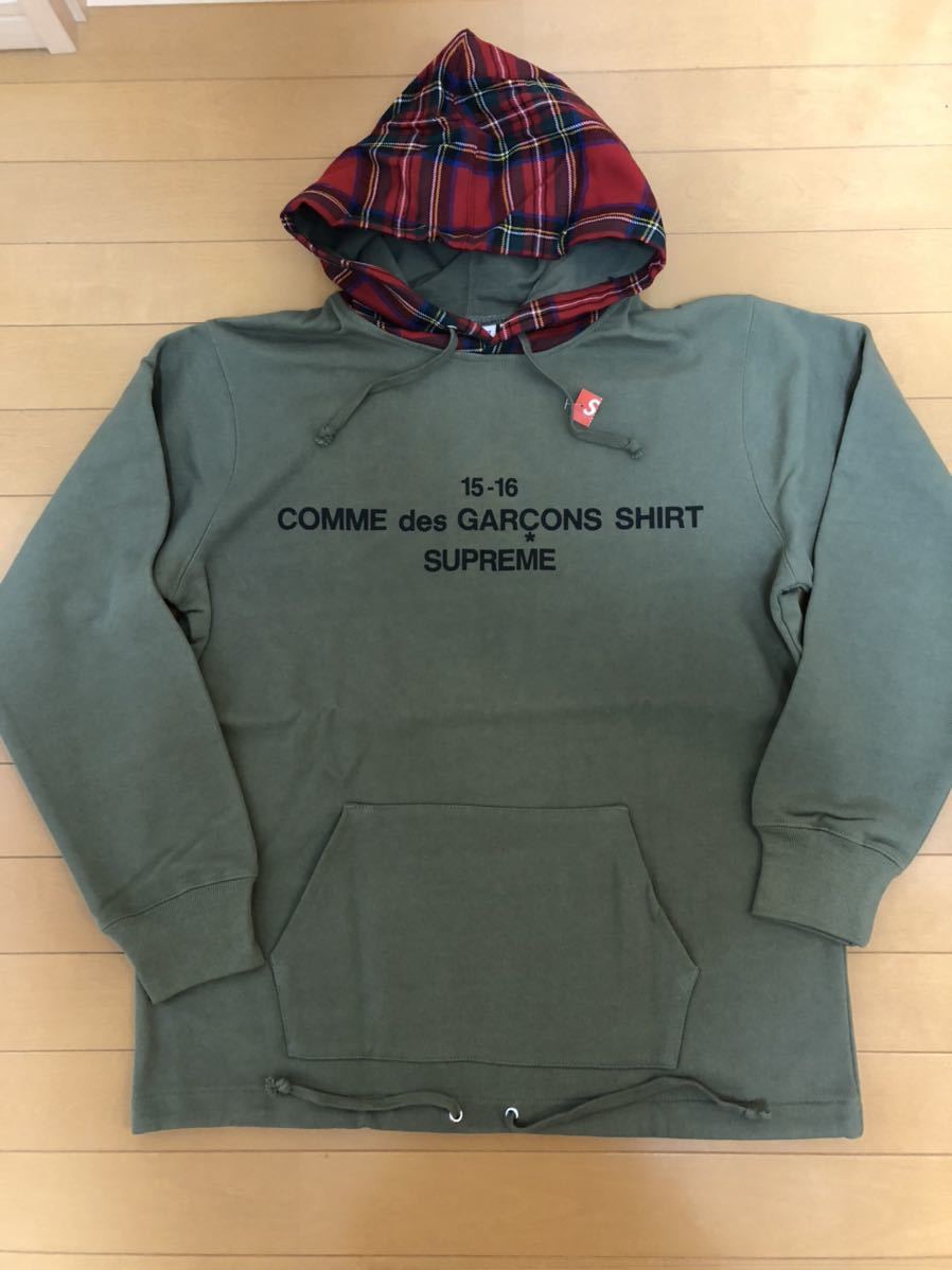 Supreme 15AW コムデギャルソン コラボパーカー 新品未使用品 Mサイズ
