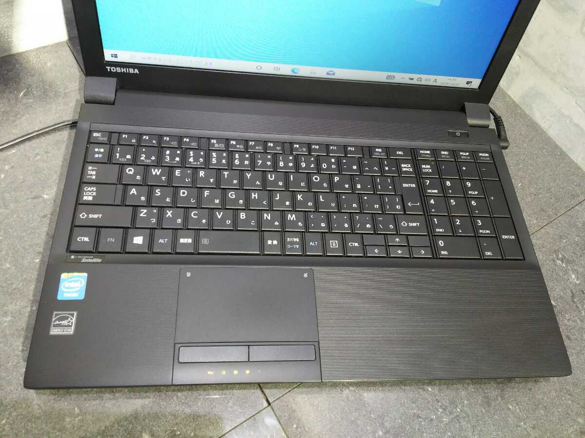 【中古動作品】管B19 TOSHIBA dynabook satellite B453/J Celeron1005M HDD320GB、メモリー2GB、バッテリー有り、クリーンインストール済み_画像4