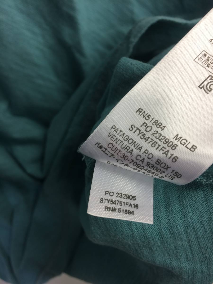 パタゴニア patagonia VネックTシャツ レディースSサイズ 54761FA16_画像6