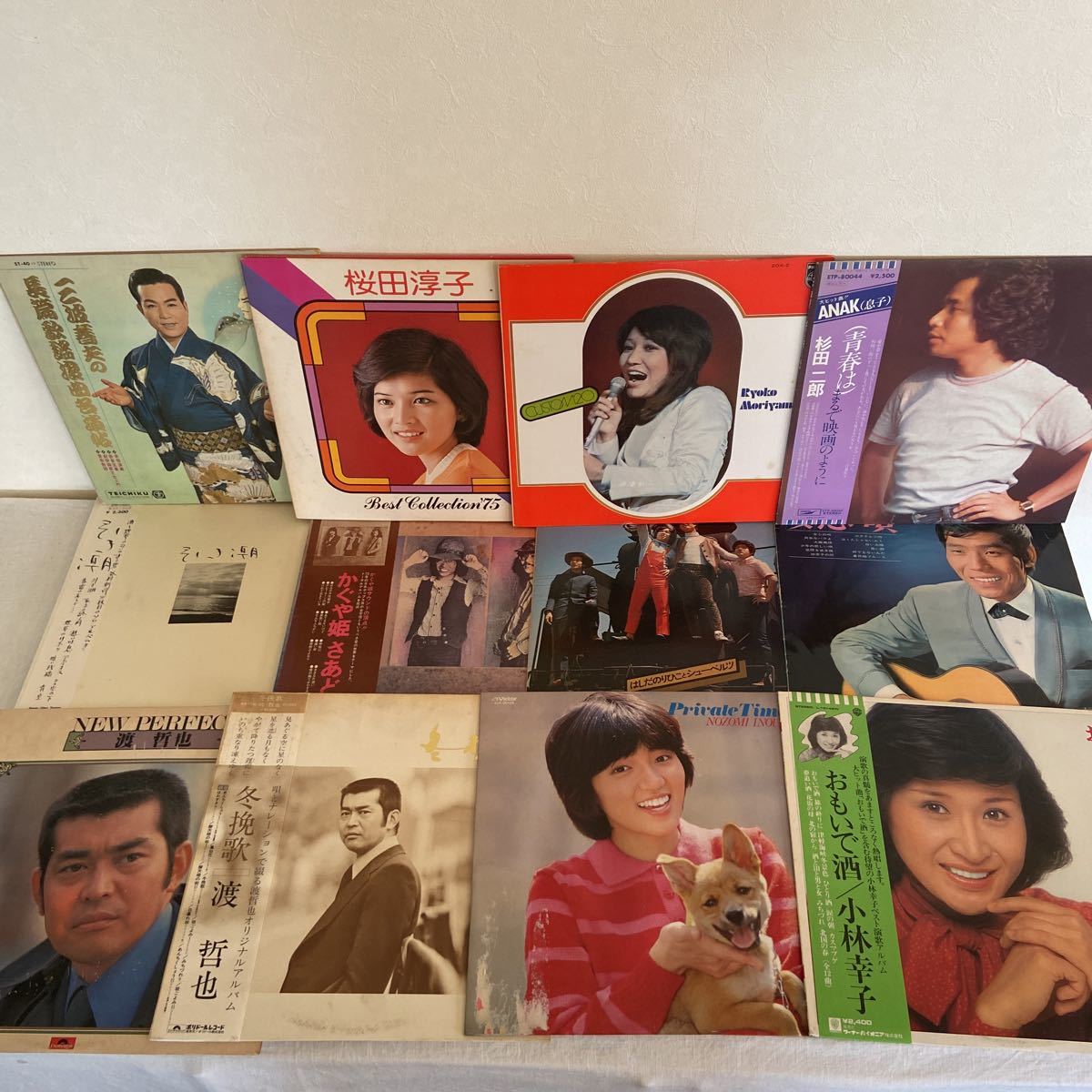 1円〜邦楽レコード50枚まとめ/歌謡曲/70年代/ザ ピーナッツ 西城秀樹 