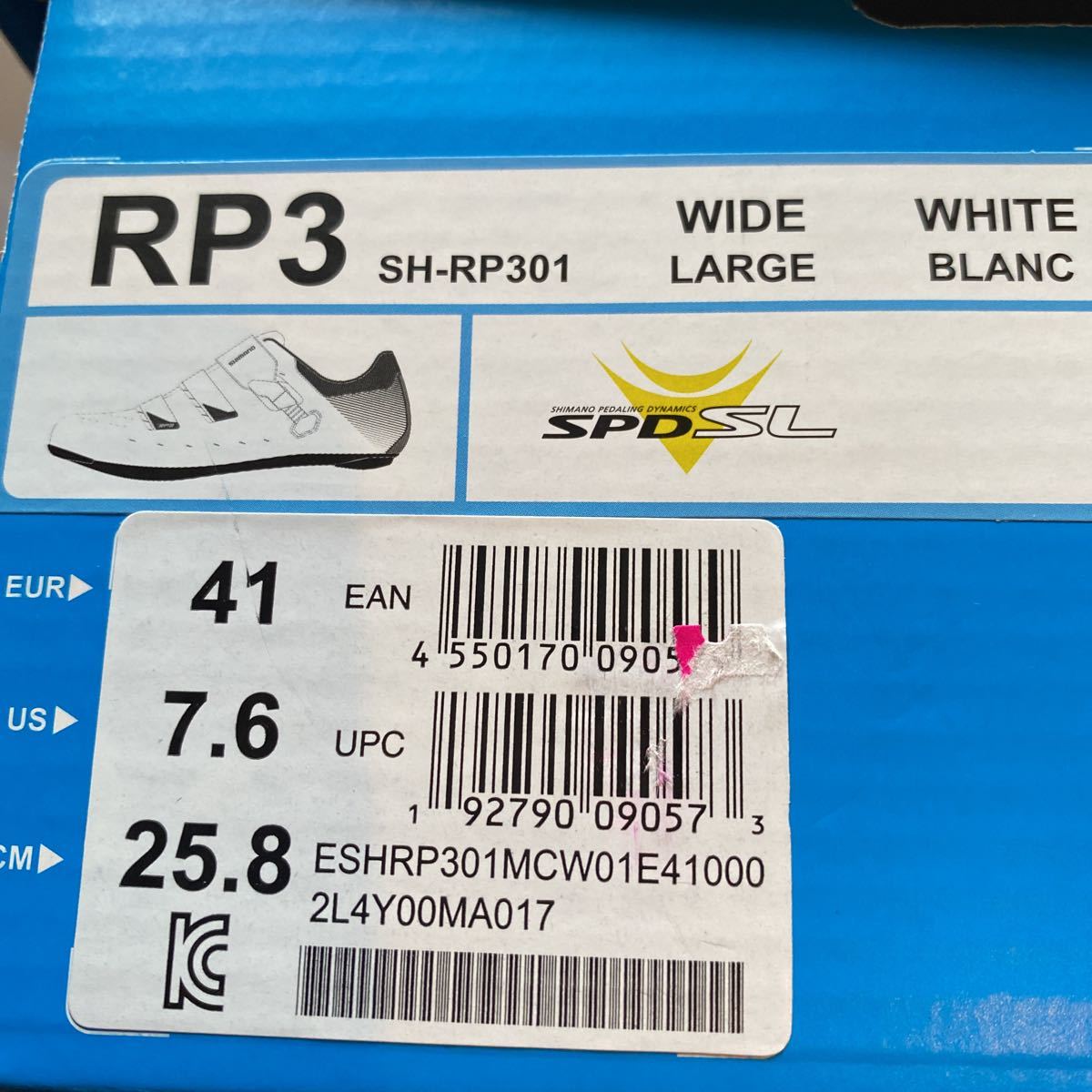  Shimano шоссейный велосипед обувь RP3 новый товар не использовался 