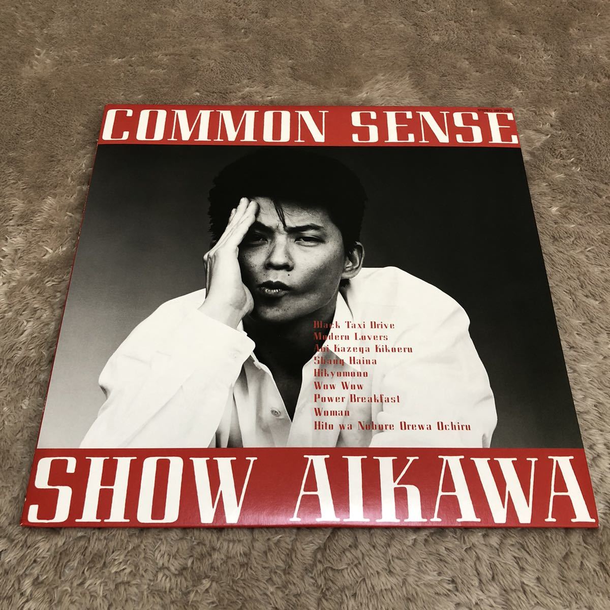 哀川翔 コモンセンス COMMON SENSE / LP レコード / 28FB2107 / 歌詞カード有 / 和モノ 和ロック /_画像1