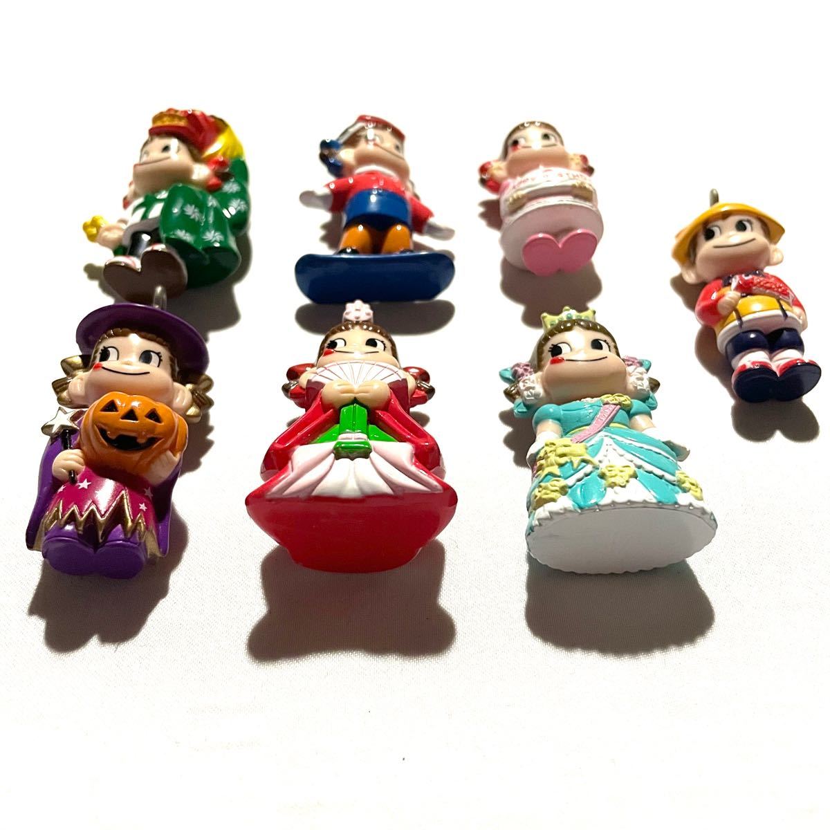 ペコちゃんポコちゃんミニチュア7体セット 不二家ペコちゃん ペコちゃんポコちゃんミニチュア7体セット 不二家ペコちゃん