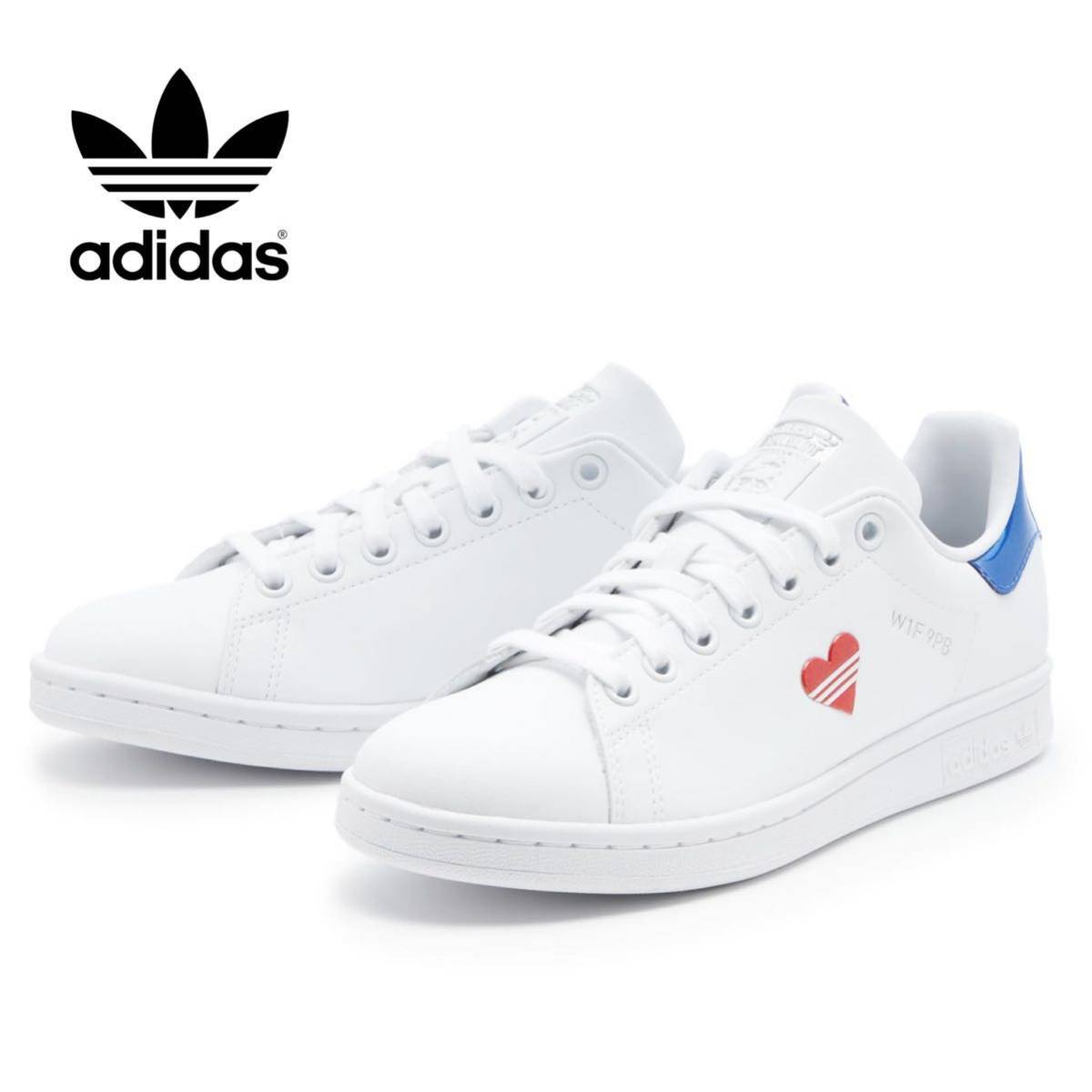 新品未使用 adidas スタンスミス【24cm】定価13200円 STAN SMITH スニーカー 靴 アディダス STANSMITH レディース 白 シューズ 05270_画像1