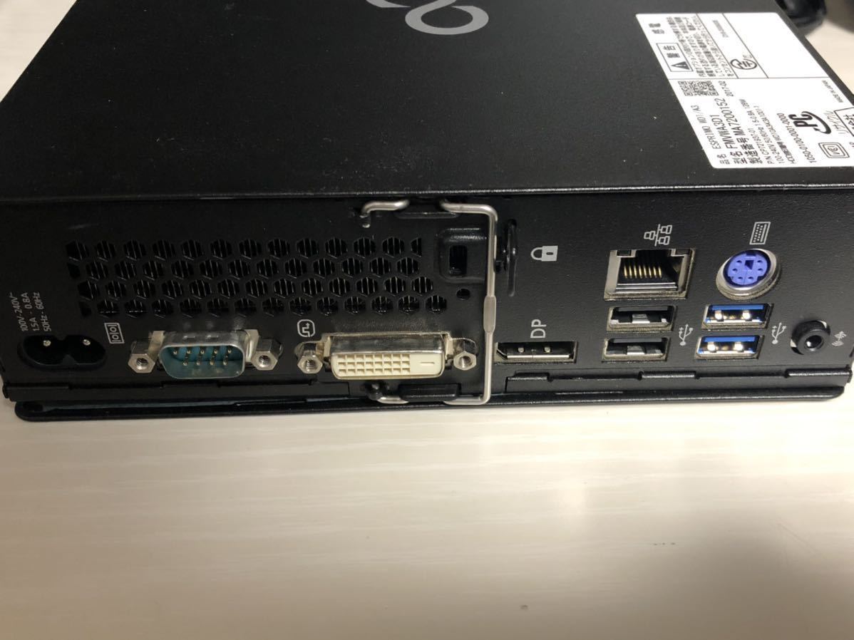 送料込み! 富士通 ESPRIMO WD1/A3 i7 6700T 8GB OGB 超小型PC