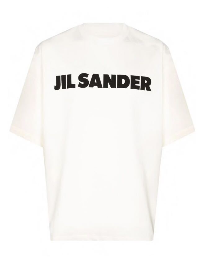 正規 新品 22SS JIL SANDER ジルサンダー ロゴ オーバーサイズ Tシャツ カットソー 白 XS JSMU707045 MU248708_画像3