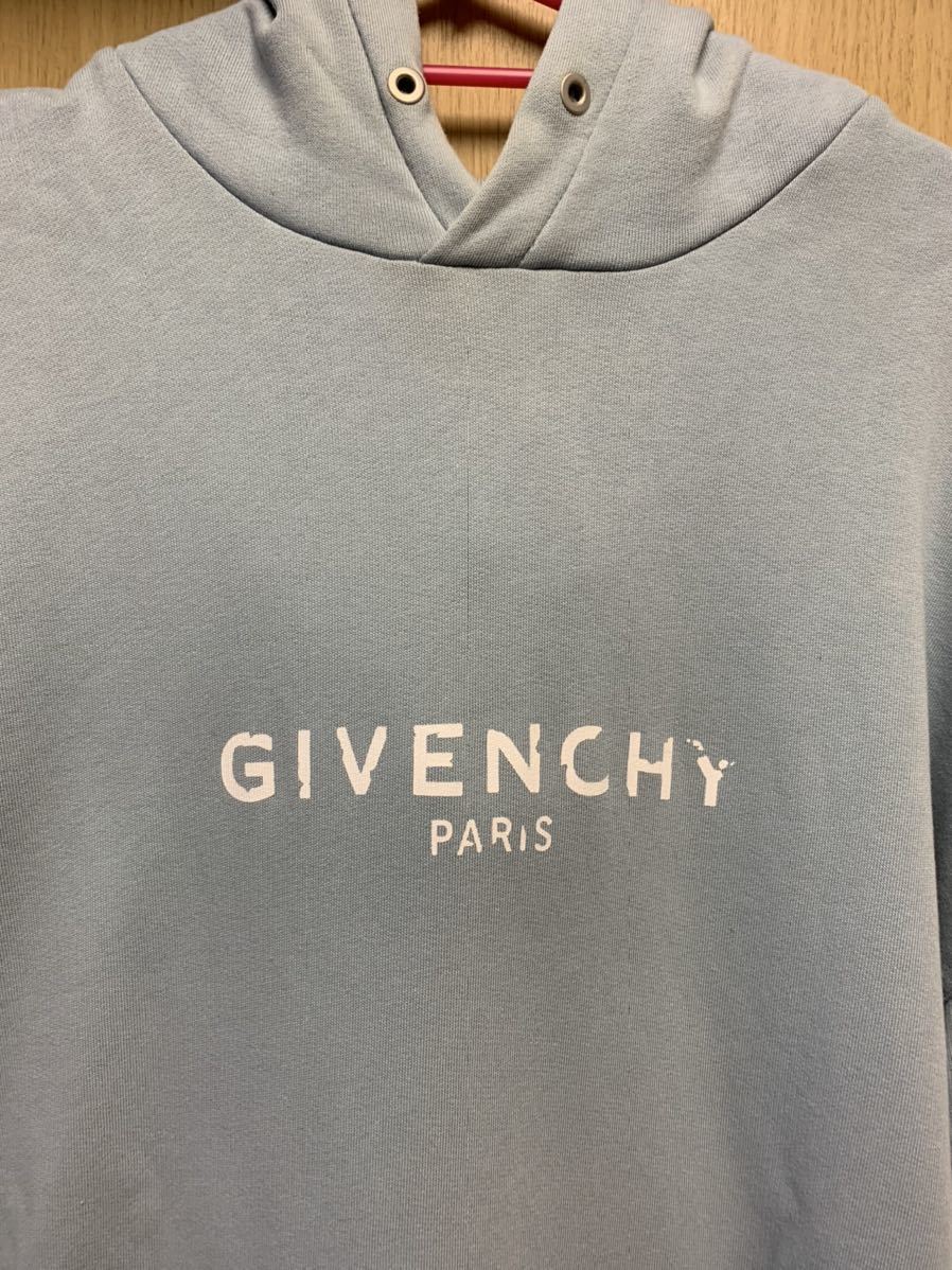 正規 20SS Givenchy ジバンシィ ロゴ プルオーバー フーディー