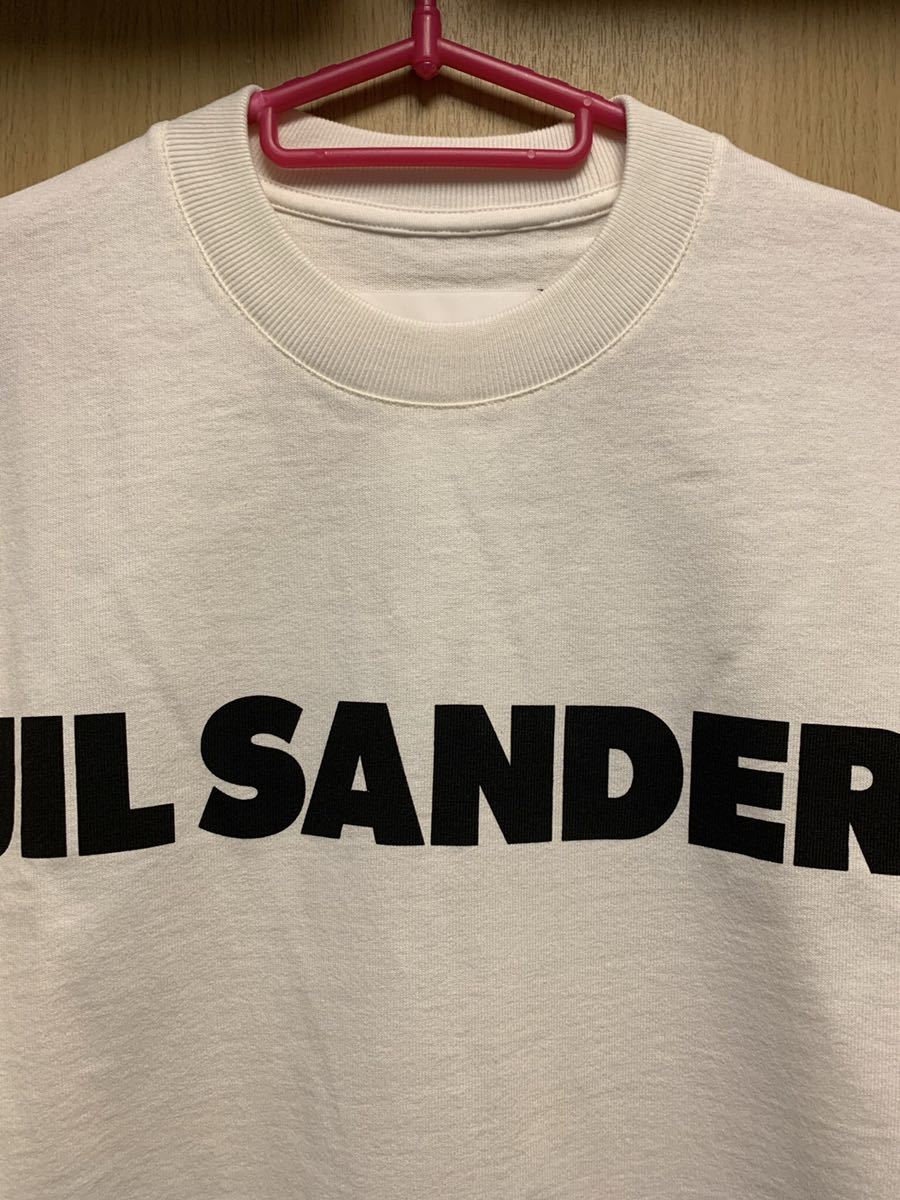 正規 新品 22SS JIL SANDER ジルサンダー ロゴ オーバーサイズ Tシャツ カットソー 白 XS JSMU707045 MU248708_画像5