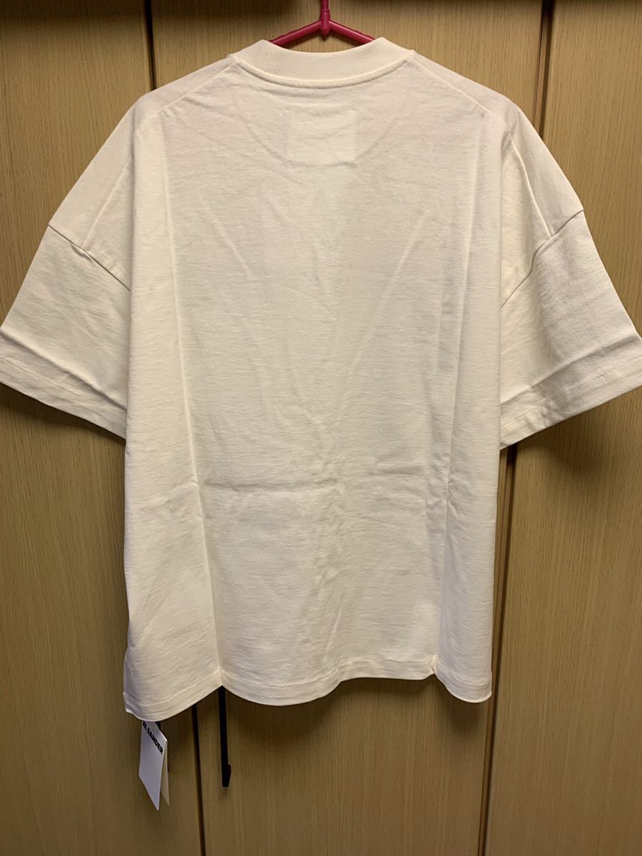 正規 新品 22SS JIL SANDER ジルサンダー ロゴ オーバーサイズ Tシャツ カットソー 白 XS JSMU707045 MU248708_画像8