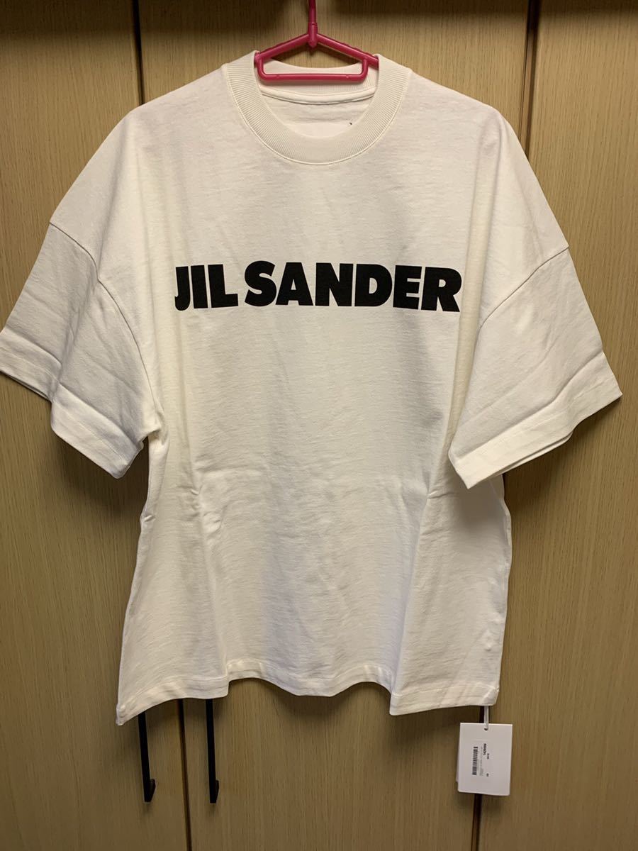 正規 新品 22SS JIL SANDER ジルサンダー ロゴ オーバーサイズ Tシャツ カットソー 白 XS JSMU707045 MU248708_画像4