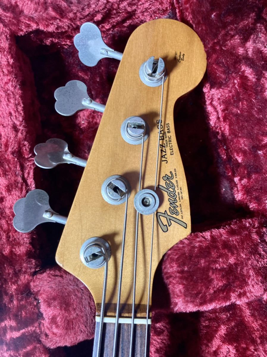 Fender USA American Vintage 62 Jazz Bass 2knob fender Jazz base 2 knob specification 1992 year made 