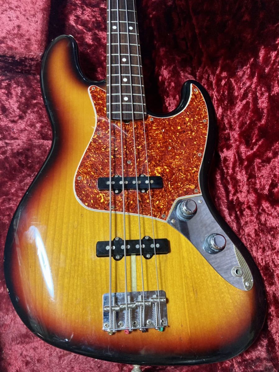 Fender USA American Vintage 62 Jazz Bass 2knob fender Jazz base 2 knob specification 1992 year made 