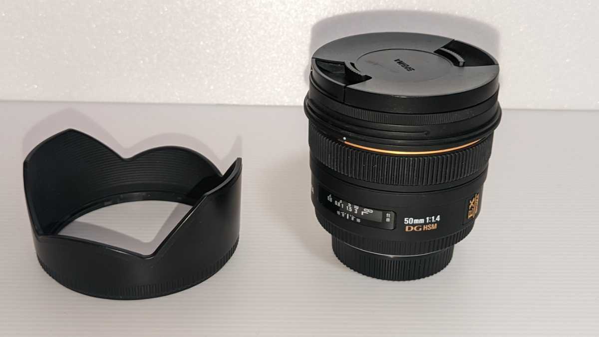 SIGMA シグマ 単焦点 単焦点レンズ 50mm f1.4 EX DG HSM 本体