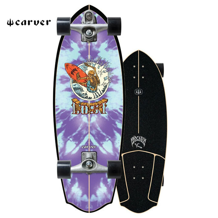 ★超人気ブランド★ スケートボード スケボー カーバーLost X Carver 30 Rocket Redux Surfskate Complete C7 cv30rr
