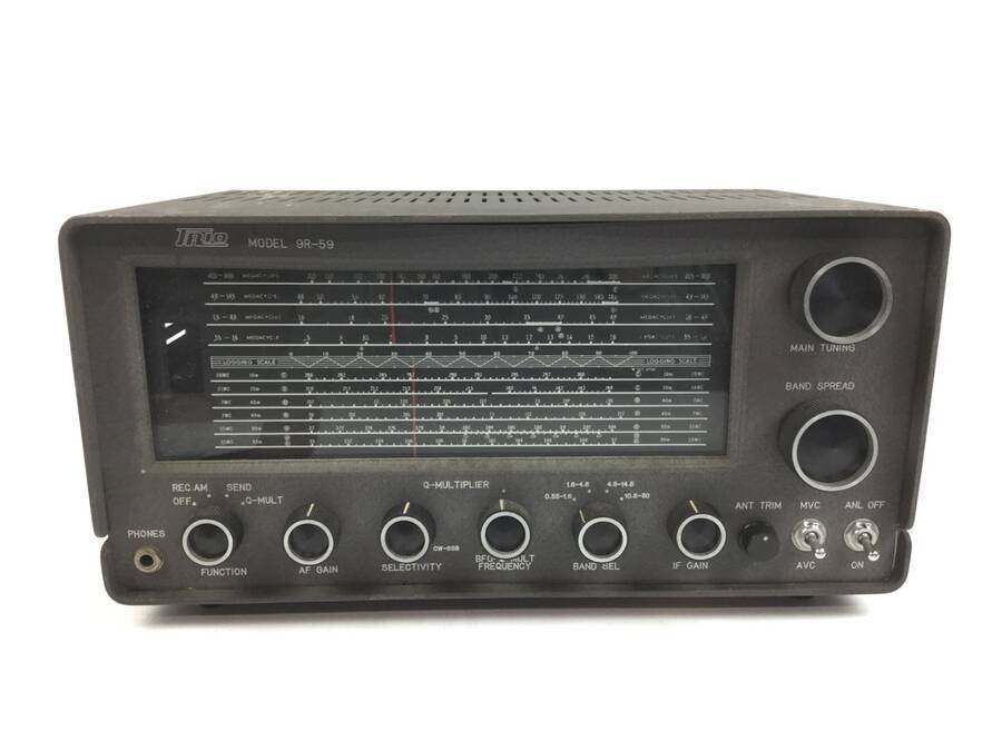 ヤフオク! - TRIO 9R-59 通信型受信機 真空管式◇ジャンク品