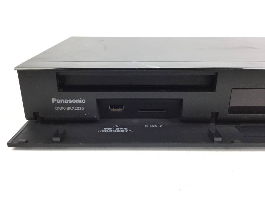 Panasonic パナソニック DMR-BRX2020 HDD/BDレコーダー 2016年製 B-CASカード2枚付き 3D/チャンネル録画対応品●ジャンク品_画像3