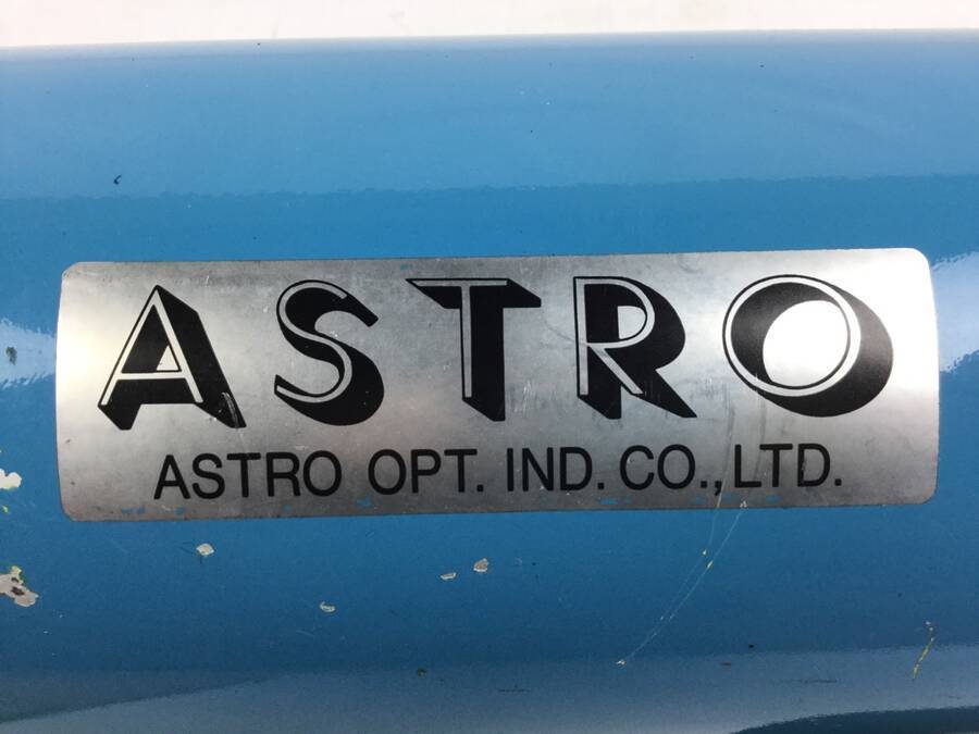 ASTRO 望遠鏡 筒の直径:約118mm 長さ:約205mm●ジャンク品_画像6