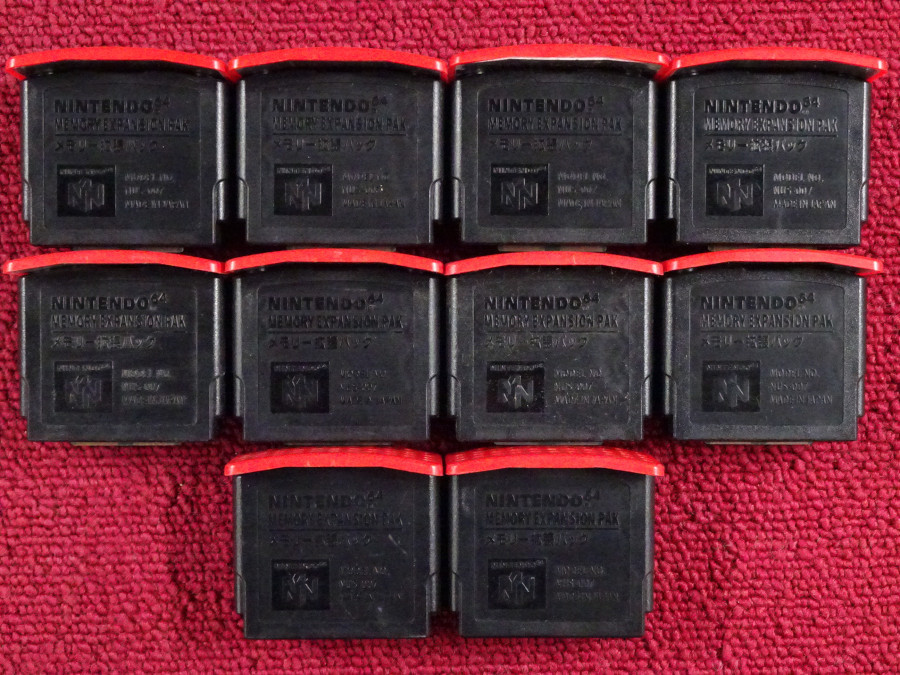 NINTENDO N64 ニンテンドウ64 メモリー拡張パック 10個セット