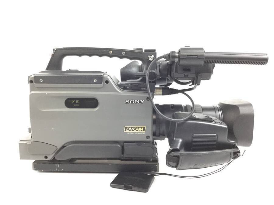 SONY DSR-250 業務用DVカムコーダー SONY VIDEO LENS/OPTICAL 12x f=6-72mm 1 1.6 φ58  マイク(ECM-NV1)他 付属品多数 現状品【TB】