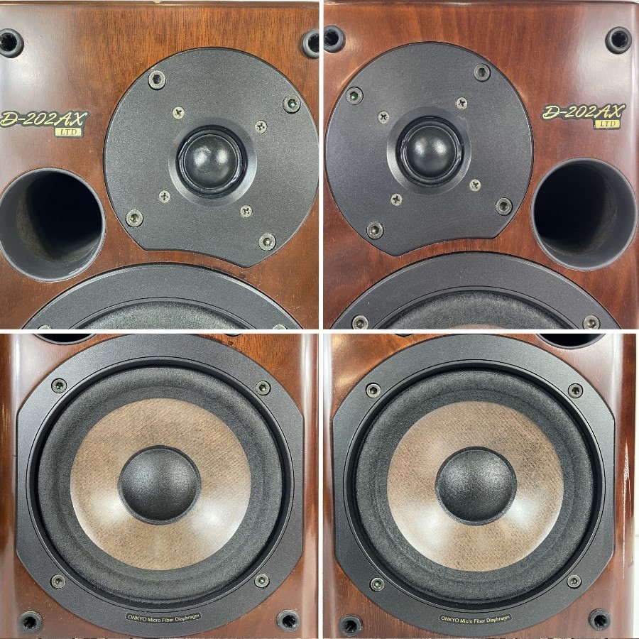 動作品】ONKYO D-202AX LTD オンキヨー スピーカーペア 音出しOK 動作
