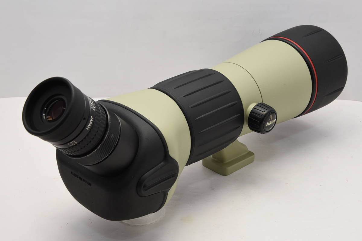 キレイ ニコン フィールドスコープ Nikon ED III-A 傾斜型 接眼レンズ ズームMCセット ケース付 天体観測 バードウオッチング